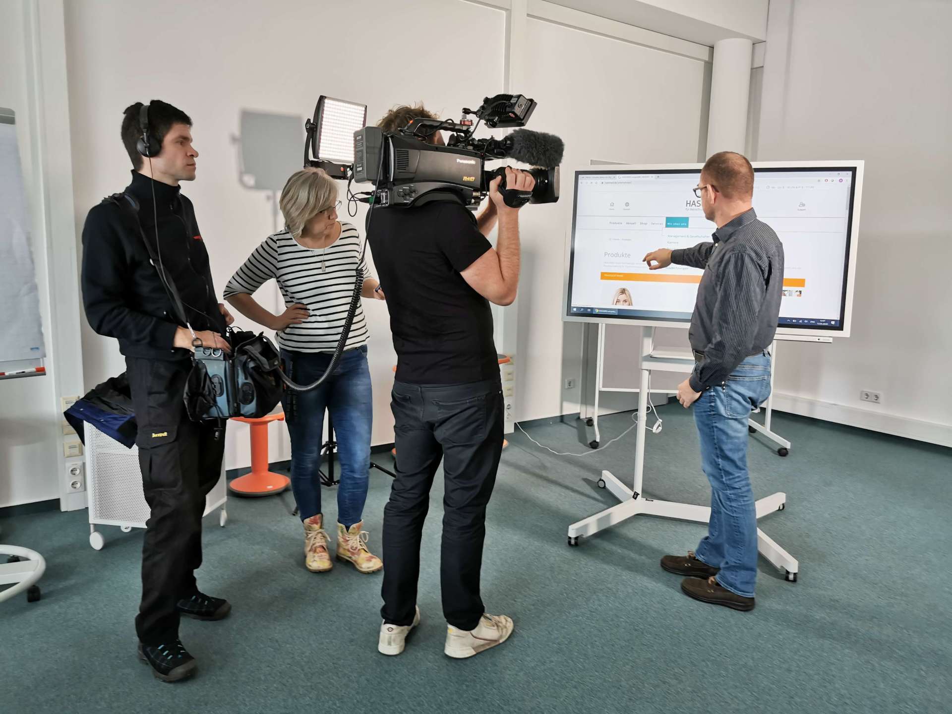 MDR-Dreharbeiten bei HASOMED